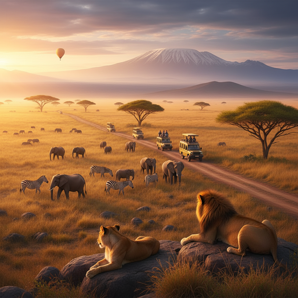 Circuit kenya tanzanie : les incontournables pour un premier safari